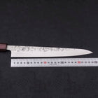 Sujihiki SLD Nashiji Washi Purple Urushi Handle 240mm-[Musashi]-[Japanese-Kitchen-Knives]