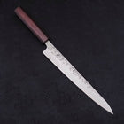 Sujihiki SLD Nashiji Washi Purple Urushi Handle 240mm-[Musashi]-[Japanese-Kitchen-Knives]