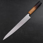 Sujihiki SLD Wave Damascus Yaki Urushi Handle 240mm-[Musashi]-[Japanese-Kitchen-Knives]