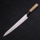 Sujihiki Silver Steel #3 Nashiji Buffalo Magnolia Handle Handle 240mm-[Musashi]-[Japanese-Kitchen-Knives]