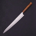 Sujihiki Silver Steel #3 Nashiji Sumi Urushi Handle 270mm-[Musashi]-[Japanese-Kitchen-Knives]
