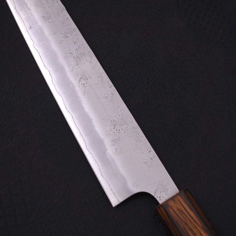 Sujihiki Silver Steel #3 Nashiji Sumi Urushi Handle 270mm-[Musashi]-[Japanese-Kitchen-Knives]