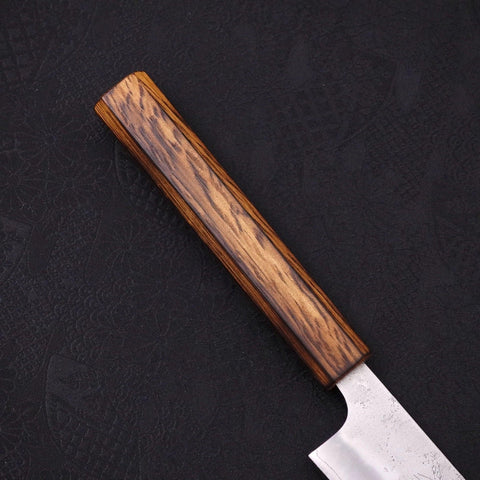 Sujihiki Silver Steel #3 Nashiji Sumi Urushi Handle 270mm-[Musashi]-[Japanese-Kitchen-Knives]
