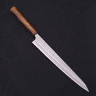 Sujihiki Silver Steel #3 Nashiji Sumi Urushi Handle 270mm-[Musashi]-[Japanese-Kitchen-Knives]
