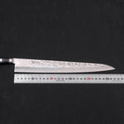 Sujihiki Silver Steel #3 Nashiji Western Handle 270mm-[Musashi]-[Japanese-Kitchen-Knives]