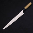 Sujihiki Silver Steel #3 Polished Buffalo Magnolia Handle Handle 270mm-[Musashi]-[Japanese-Kitchen-Knives]