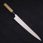 Sujihiki Silver Steel #3 Polished Buffalo Magnolia Handle Handle 270mm-[Musashi]-[Japanese-Kitchen-Knives]