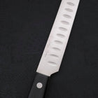 Sujihiki Silver Steel #3 Polished Western Black Handle 210mm (8.3”)-[Musashi]-[Japanese-Kitchen-Knives]