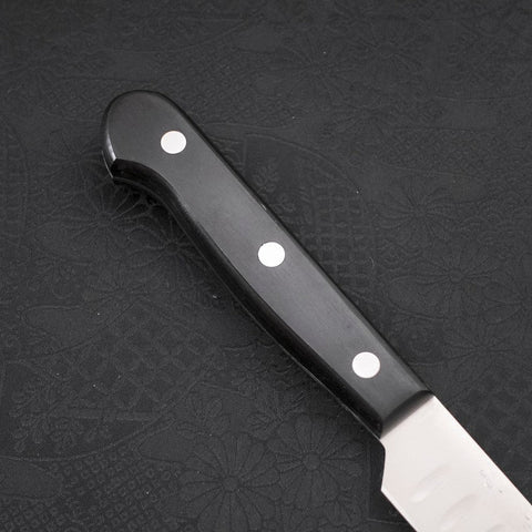 Sujihiki Silver Steel #3 Polished Western Black Handle 210mm (8.3”)-[Musashi]-[Japanese-Kitchen-Knives]
