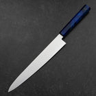 Sujihiki VG-10 Damascus Blue Birch Handle 240mm-[Musashi]-[Japanese-Kitchen-Knives]