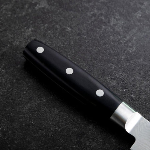Sujihiki VG-10 Damascus Western Round Handle 240mm (9.4”)-[Musashi]-[Japanese-Kitchen-Knives]