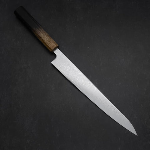 Sujihiki VG-10 Damascus Yaki-Urushi Handle 240mm (9.4”)-[Musashi]-[Japanese-Kitchen-Knives]