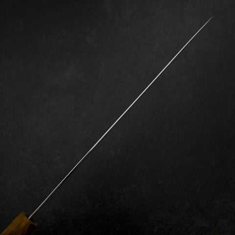 Sujihiki VG-10 Damascus Yellow-Brown Birch Handle 270mm (10.6”)-[Musashi]-[Japanese-Kitchen-Knives]