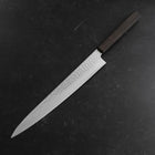 Sujihiki VG-10 Tsuchime Damascus Ashwood Handle 270mm-[Musashi]-[Japanese-Kitchen-Knives]