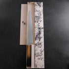 Sujihiki VG-10 Tsuchime Damascus Yaki Urushi Handle 240mm-[Musashi]-[Japanese-Kitchen-Knives]