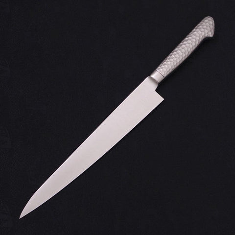 Sujihiki VG-5 Polished Western Handle 240mm (9.4”)-[Musashi]-[Japanese-Kitchen-Knives]