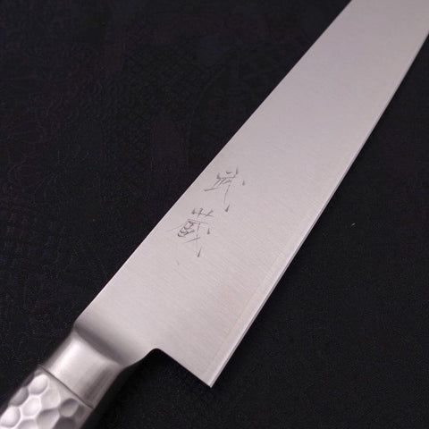 Sujihiki VG-5 Polished Western Handle 240mm (9.4”)-[Musashi]-[Japanese-Kitchen-Knives]
