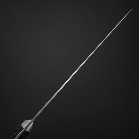 Sujihiki VG-5 Tsuchime Western Black Marble Handle 240mm (9.4”)-[Musashi]-[Japanese-Kitchen-Knives]