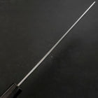 Sushikiri White Steel #2 Hon-Kasumi Buffalo Magnolia Handle 240mm (9.4”)-[Musashi]-[Japanese-Kitchen-Knives]