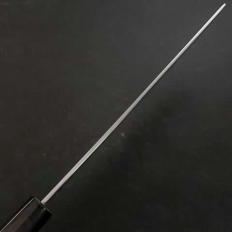 Sushikiri White Steel #2 Hon-Kasumi Buffalo Magnolia Handle 240mm (9.4”)-[Musashi]-[Japanese-Kitchen-Knives]