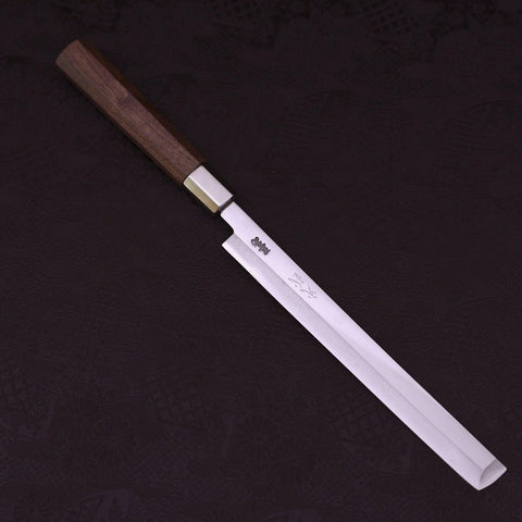 Takohiki Silver Steel #3 Walnut Handle 200mm-[Musashi]-[Japanese-Kitchen-Knives]