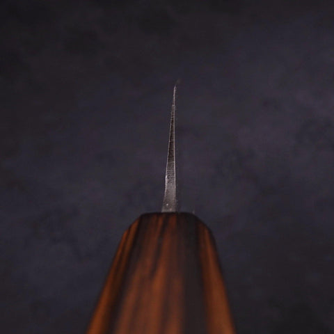 Usuba(Kanto) Blue Steel #2 Kasumi Sumi Urushi Handle 165mm-[Musashi]-[Japanese-Kitchen-Knives]