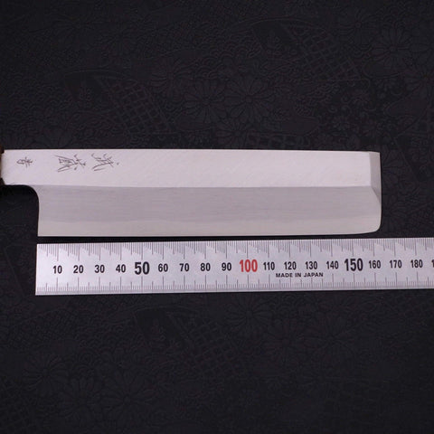 Usuba(Kanto) Blue Steel #2 Kasumi Sumi Urushi Handle 165mm-[Musashi]-[Japanese-Kitchen-Knives]