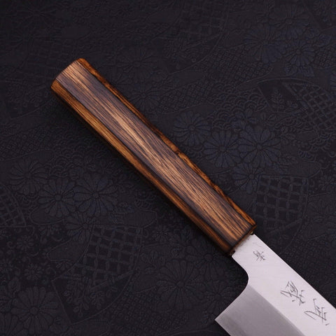 Usuba(Kanto) Blue Steel #2 Kasumi Sumi Urushi Handle 210mm-[Musashi]-[Japanese-Kitchen-Knives]