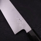 Usuba(Kanto) Blue Steel #2 Suminagashi Buffalo Ebony Handle 180mm-[Musashi]-[Japanese-Kitchen-Knives]