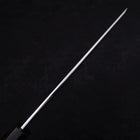 Usuba(Kanto) Honyaki Silver Steel #3 Mirror Finish Buffalo Ebony Handle 180mm-[Musashi]-[Japanese-Kitchen-Knives]
