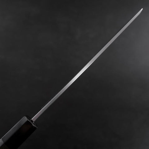 Usuba(Kanto) White Steel #2 Kasumi Buffalo Ebony Handle 165mm-[Musashi]-[Japanese-Kitchen-Knives]
