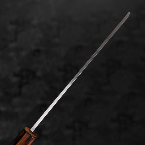 Usuba(Kanto) White Steel #2 Kasumi Sumi Urushi Handle 180mm-[Musashi]-[Japanese-Kitchen-Knives]