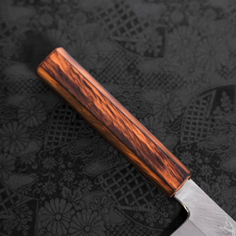 Usuba(Kanto) White Steel #2 Kasumi Sumi Urushi Handle 180mm-[Musashi]-[Japanese-Kitchen-Knives]