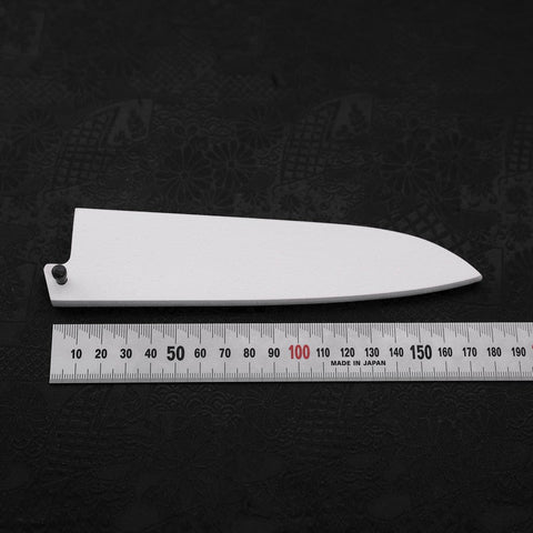 White-Ishime Saya Sheath for Western Petty with Pin 135mm (5.3”)-[Musashi]-[Japanese-Kitchen-Knives]