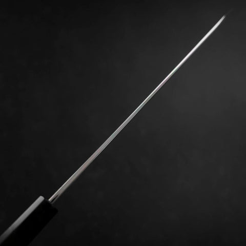 Yanagi Kiritsuke Blue Steel #1 Suminagashi Buffalo Ebony Handle With Sheath 270mm (10.6”)-[Musashi]-[Japanese-Kitchen-Knives]
