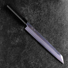 Yanagi Kiritsuke Blue Steel #2 Mirror Buffalo Ebony Handle 265mm-[Musashi]-[Japanese-Kitchen-Knives]