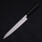 Yanagi Kiritsuke Blue Steel #2 Kasumi Buffalo Ebony Handle 240mm-[Musashi]-[Japanese-Kitchen-Knives]