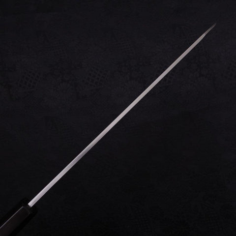 Yanagi Kiritsuke Blue Steel #2 Kasumi Buffalo Ebony Handle 240mm-[Musashi]-[Japanese-Kitchen-Knives]
