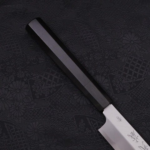Yanagi Kiritsuke Blue Steel #2 Kasumi Buffalo Ebony Handle 300mm-[Musashi]-[Japanese-Kitchen-Knives]