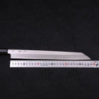 Yanagi Kiritsuke Blue Steel #2 Kasumi Buffalo Ebony Handle 300mm-[Musashi]-[Japanese-Kitchen-Knives]