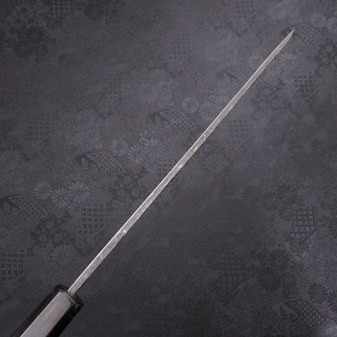 Yanagi Kiritsuke Blue Steel #2 Kurouchi Buffalo Ebony Handle 240mm-[Musashi]-[Japanese-Kitchen-Knives]