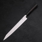 Yanagi Kiritsuke Blue Steel #2 Kurouchi Buffalo Ebony Handle 270mm-[Musashi]-[Japanese-Kitchen-Knives]
