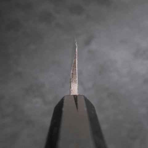 Yanagi Kiritsuke Blue Steel #2 Kurouchi Buffalo Ebony Handle 270mm-[Musashi]-[Japanese-Kitchen-Knives]