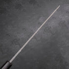 Yanagi Kiritsuke Blue Steel #2 Kurouchi Buffalo Ebony Handle 270mm-[Musashi]-[Japanese-Kitchen-Knives]