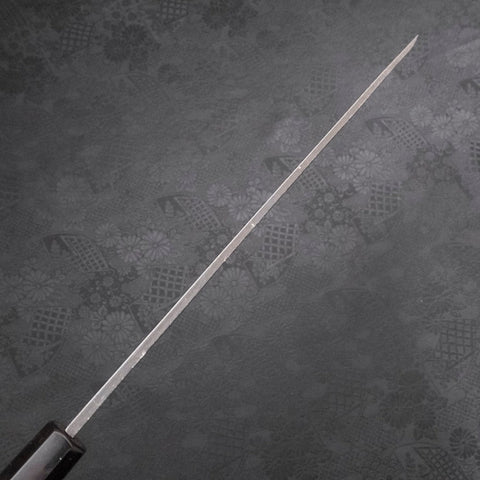 Yanagi Kiritsuke Blue Steel #2 Kurouchi Buffalo Ebony Handle 270mm-[Musashi]-[Japanese-Kitchen-Knives]