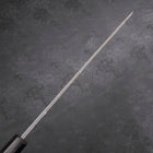 Yanagi Kiritsuke Blue Steel #2 Kurouchi Buffalo Ebony Handle 300mm-[Musashi]-[Japanese-Kitchen-Knives]