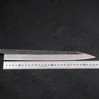 Yanagi Kiritsuke Blue Steel #2 Kurouchi Buffalo Ebony Handle 300mm-[Musashi]-[Japanese-Kitchen-Knives]