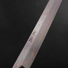 Yanagi Kiritsuke Silver Steel #3 Damascus Mirror Buffalo Teak Handle 300mm-[Musashi]-[Japanese-Kitchen-Knives]
