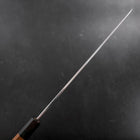 Yanagi Kiritsuke Silver Steel #3 Damascus Mirror Buffalo Teak Handle 300mm-[Musashi]-[Japanese-Kitchen-Knives]