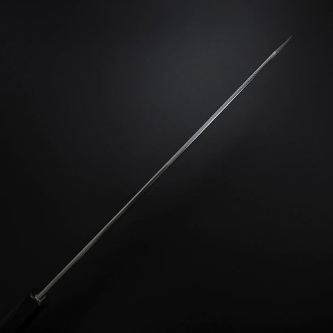 Yanagi Kiritsuke Silver Steel #3 Kasumi Buffalo Ebony Handle 300mm-[Musashi]-[Japanese-Kitchen-Knives]